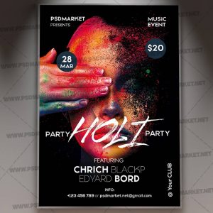 Download Holi Party Template 1