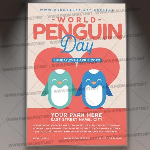Penguin Day Template 1