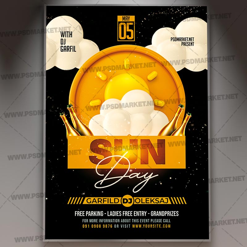 Download Sun Day Party Template 1