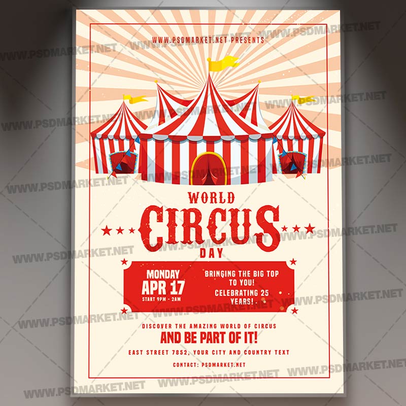 Download World Circus Day Template 1