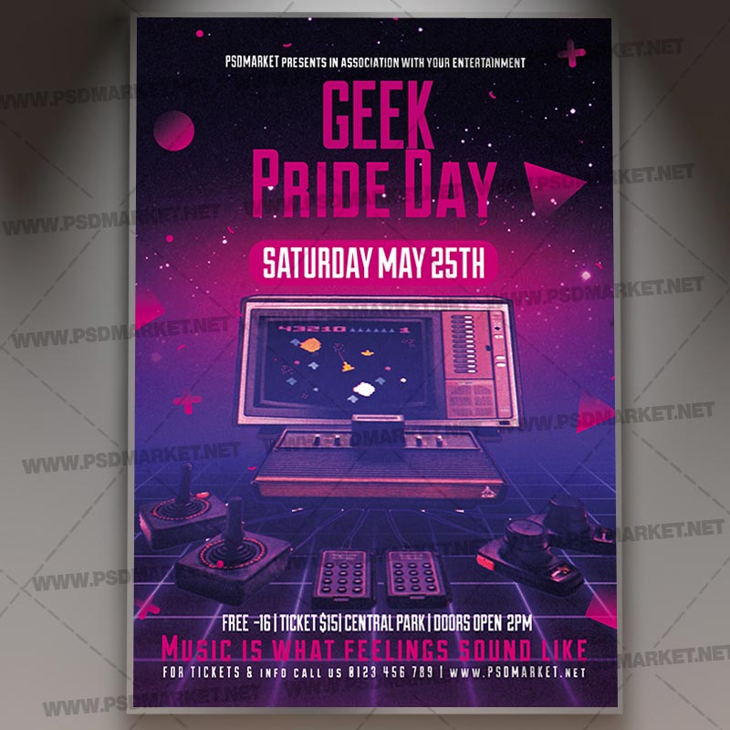 Download Geek Pride Day Template 1