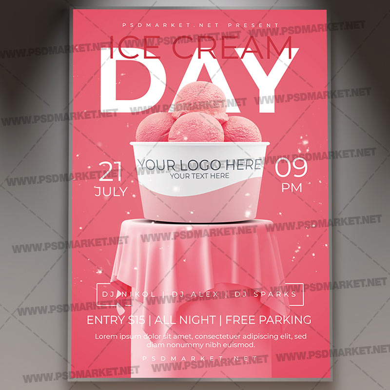 Download Ice Cream Day Template 1