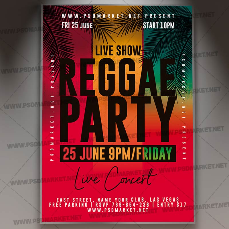 Download Reggae Party Template 1
