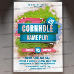 Download Cornhole Game Template 1