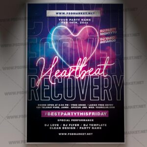 Download Heartbeat Recovery Party Template 1