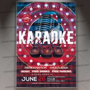 Download Karaoke Night Template 1