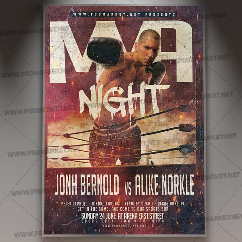 Download MMA Night Template 1