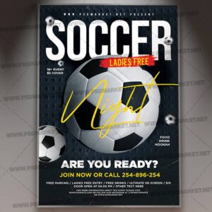 Download Soccer Night Template 1