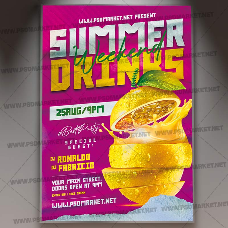 Download Summer Drinks Template 1