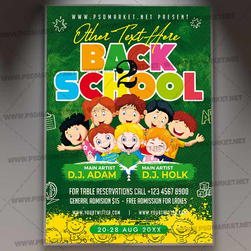 Download Back 2 School Event Template 1