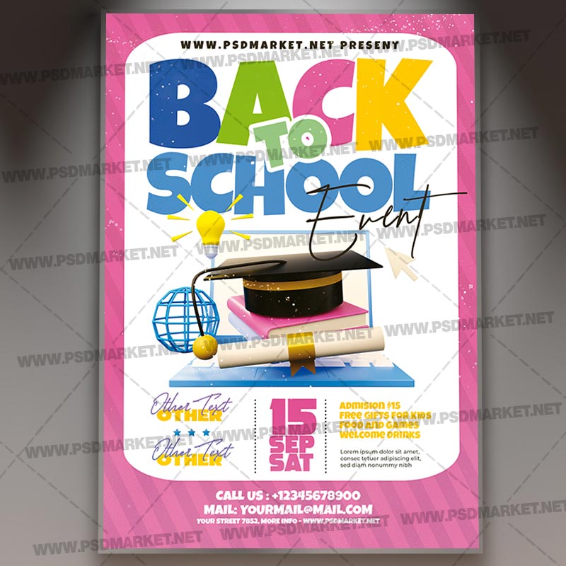 Download Back to School Event Template 1