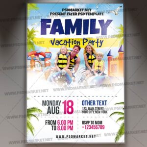 Family Vacation Party Template 1