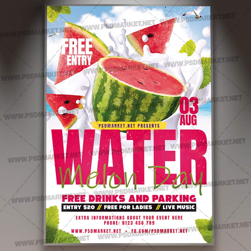 Download Watermelon Day Template 1
