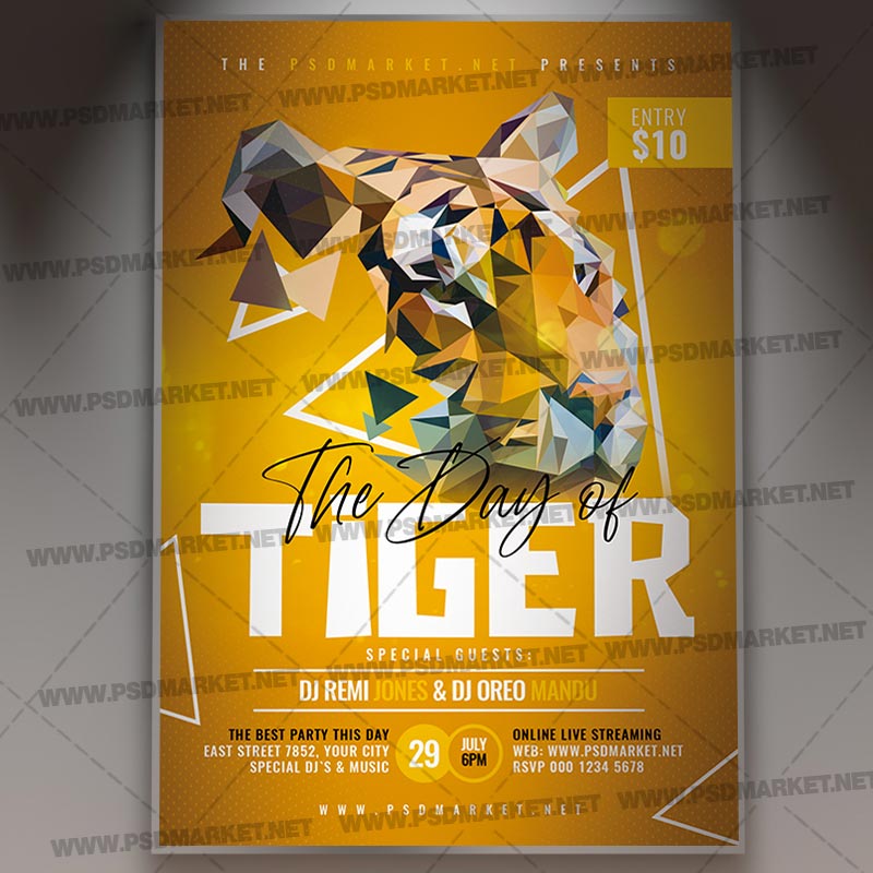 Download World Tiger Day Template 1