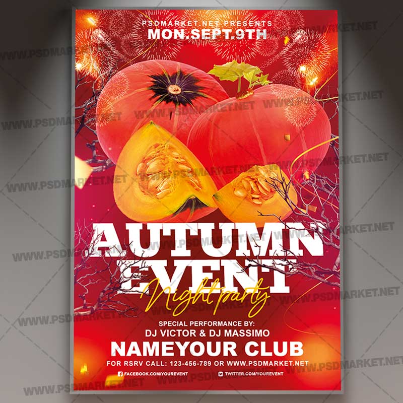 Download Autumn Party Template 1