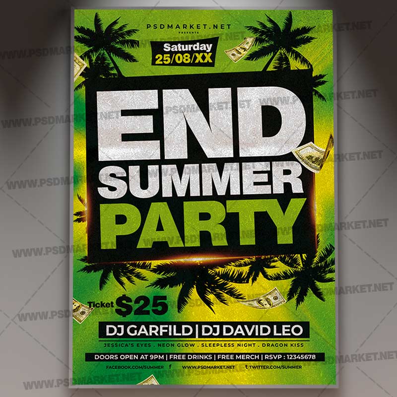 Download End Summer Event Template 1