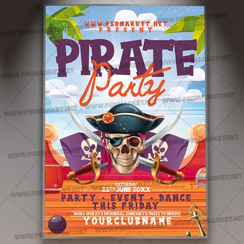 Download Pirate Party Template 1