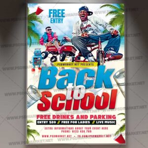 Download School Again Party Template 1