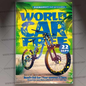 Download World Carfree Day Template 1