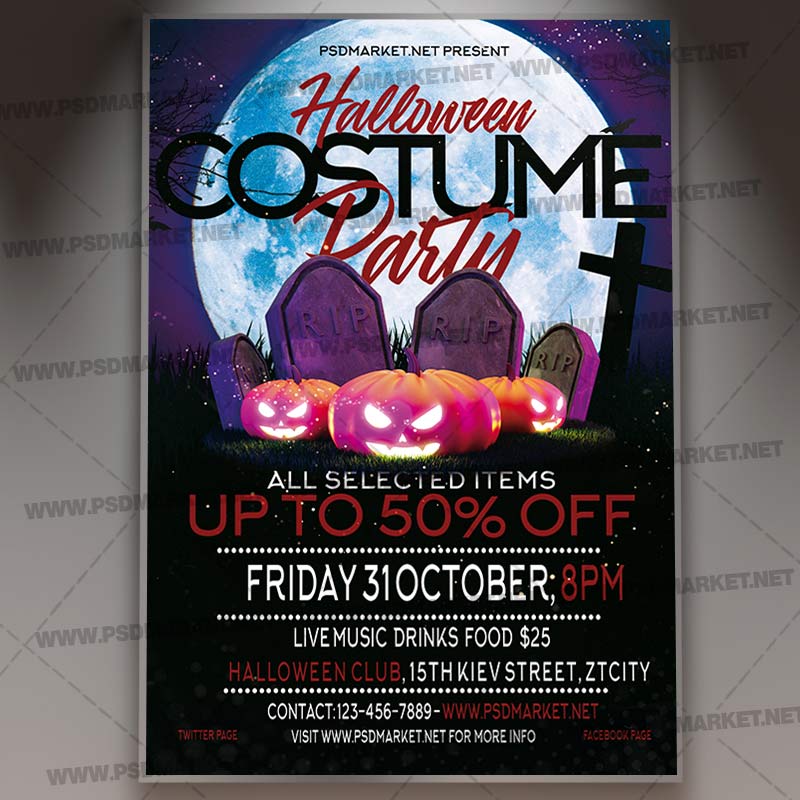Download Halloween Costume Event Template 1