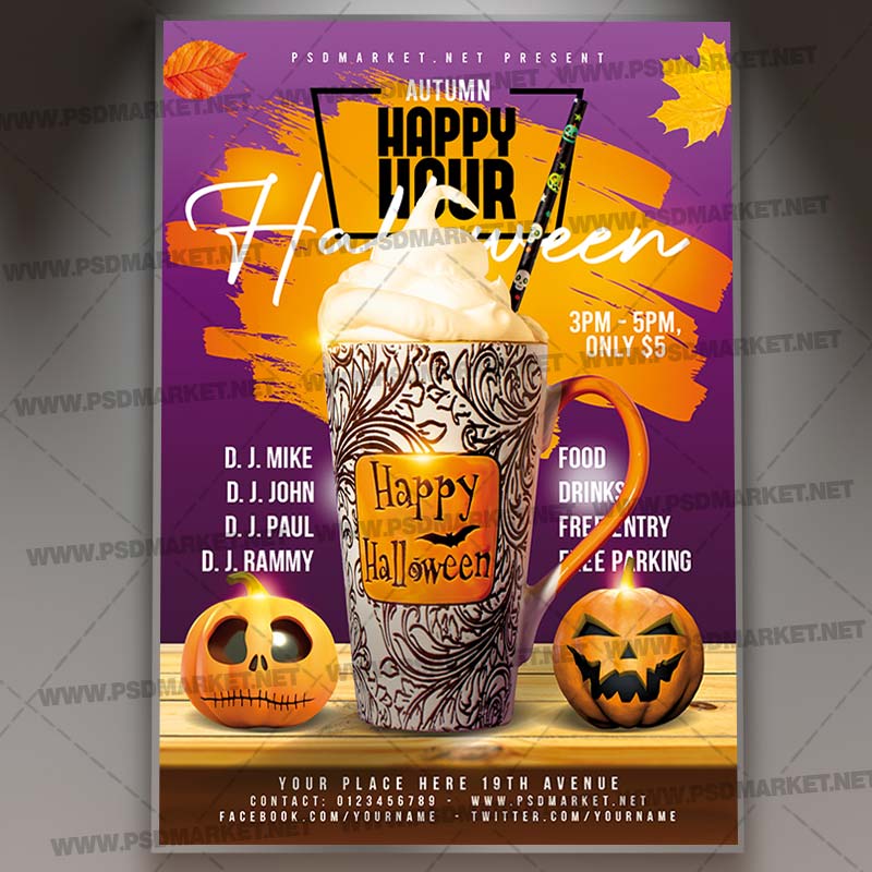 Download Happy Hour Halloween Template 1