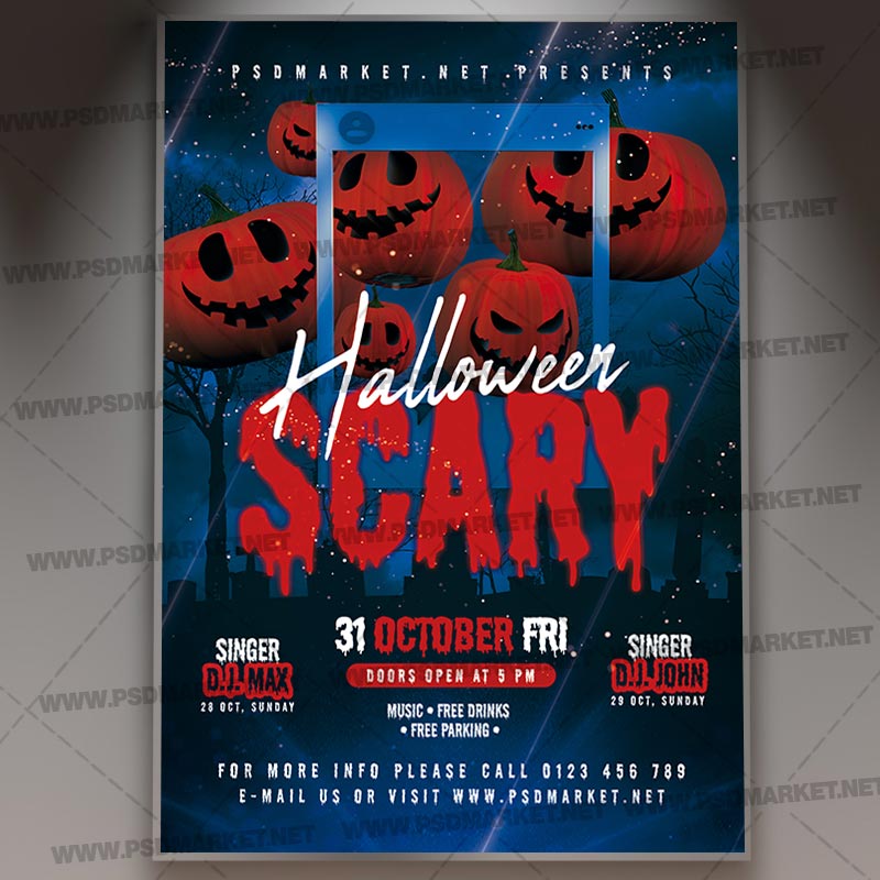 Download Scary Halloween Template 1