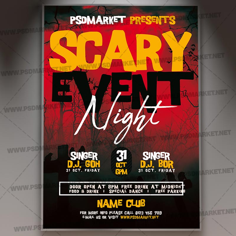 Download Scary Event Night Template 1