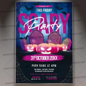 Download Scary Party Night Template 1