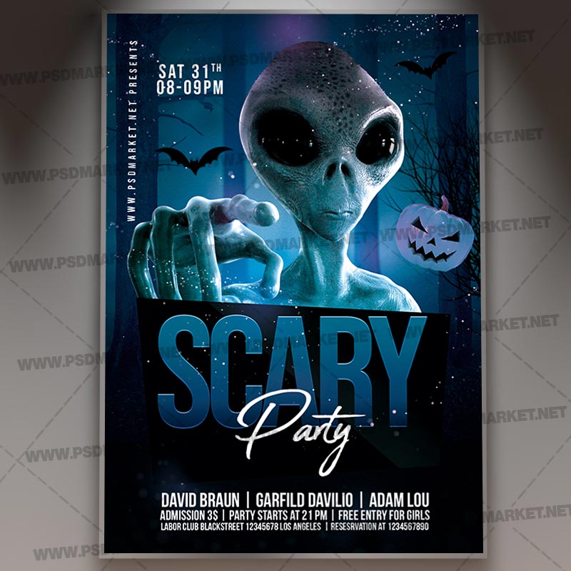 Download Scary Party Template 1