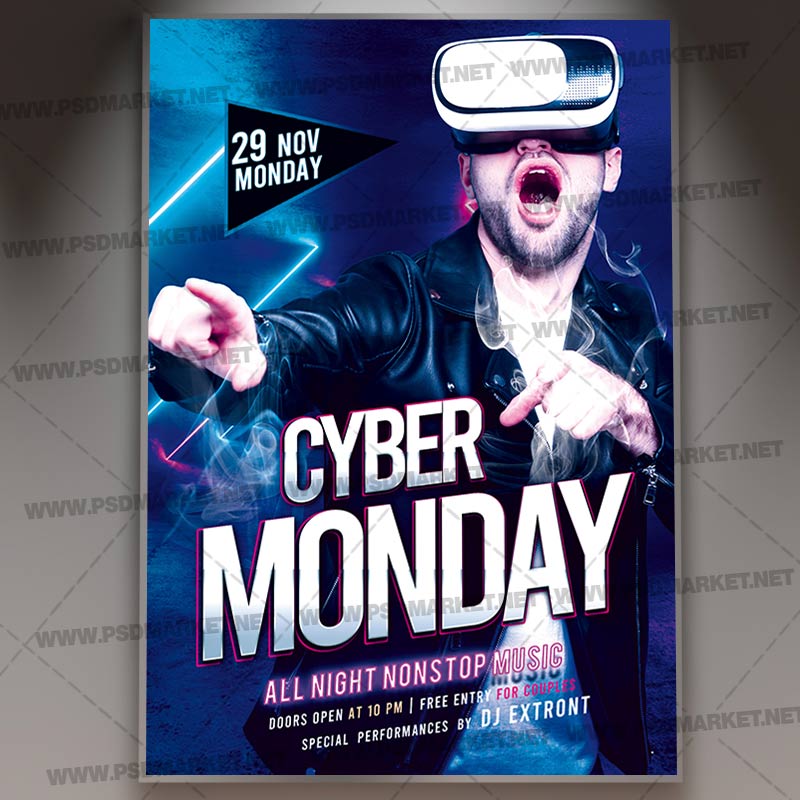 Download Cyber Monday Day Event Template 1