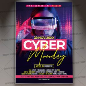 Download Cyber Monday Event Sale Template 1