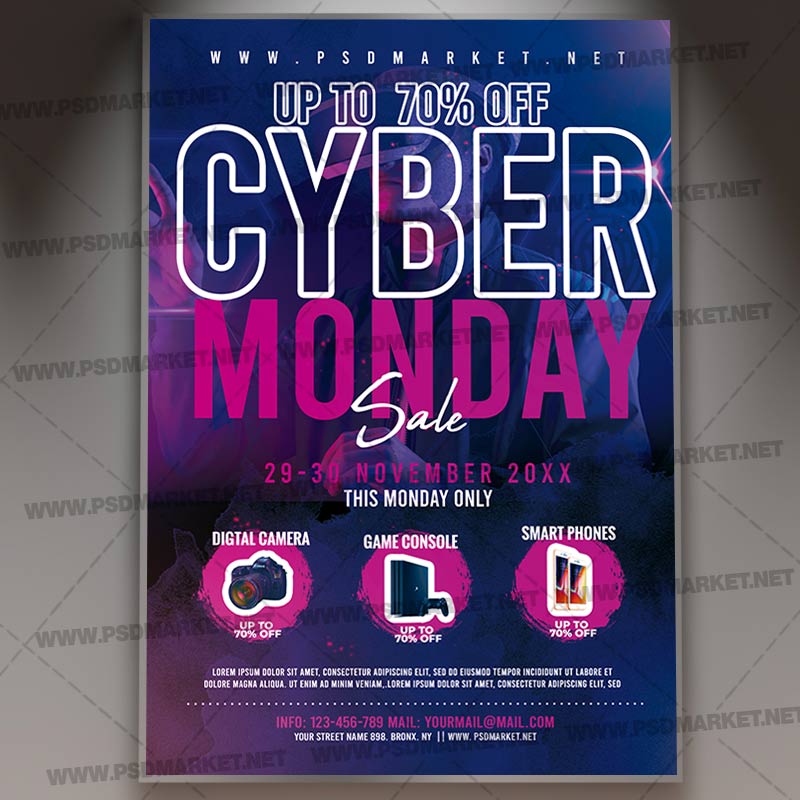 Download Cyber Monday Sale Template 1