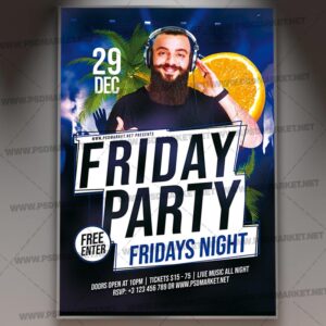 Download Friday Party Template 1