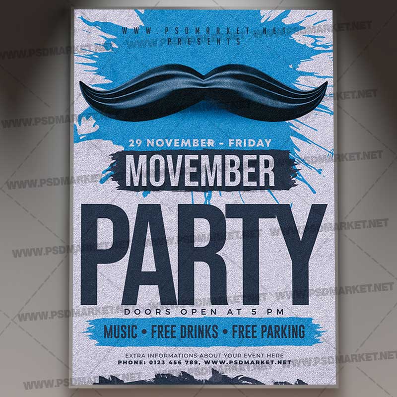 Download Movember Party Template 1