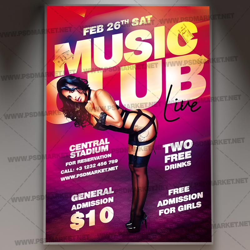 Download Music Club Template 1