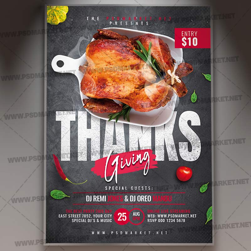 Download Thanks Giving Event Template 1