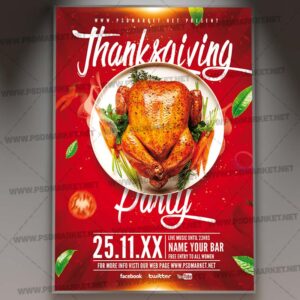 Download Thanks Giving Party Event Template 1
