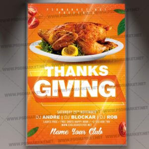 Download Thanks Giving Party Template 1