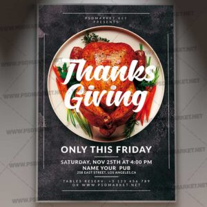 Download Thanksgiving Event Party Template 1