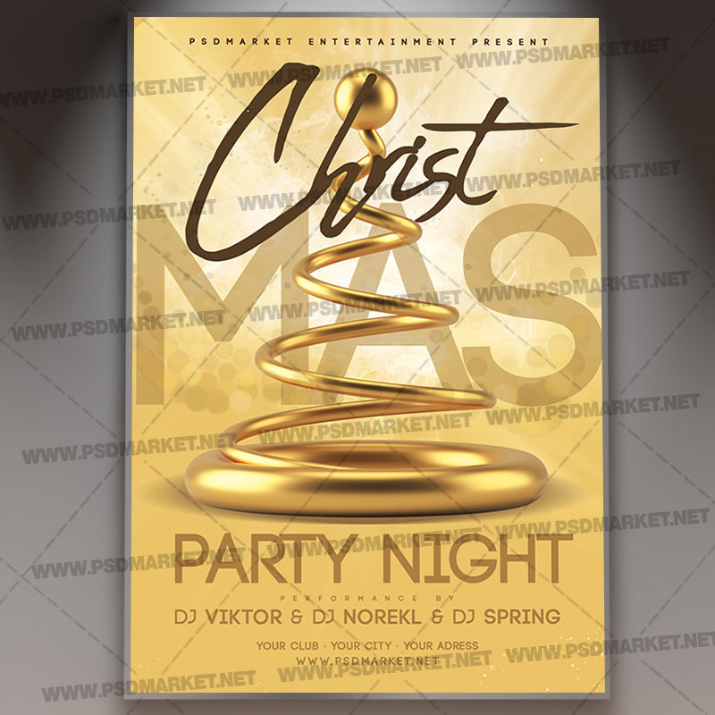 Download Christmas Party Night Template 1
