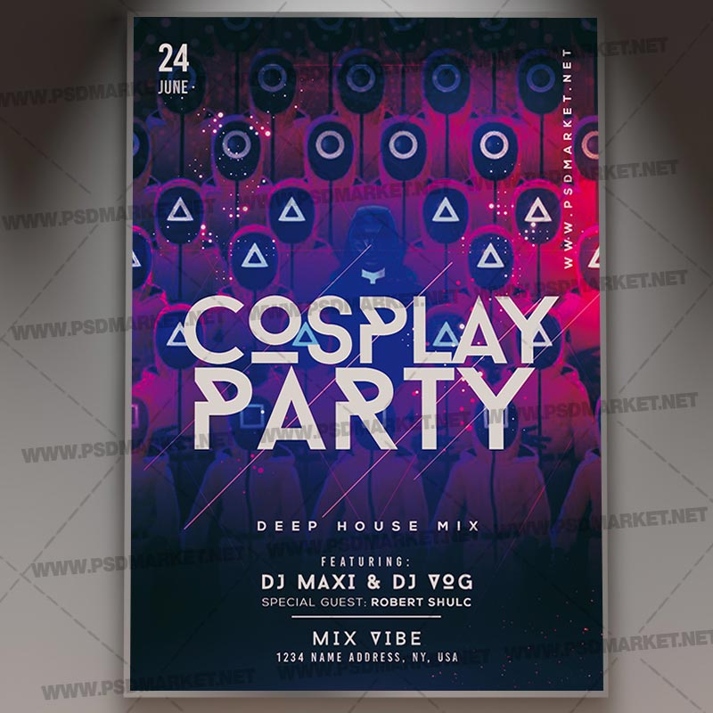 Download Cosplay Event Party Template 1