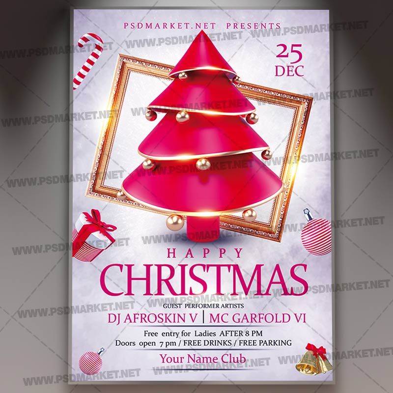Download Happy Christmas Night Template 1