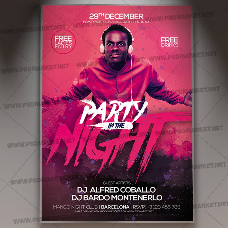 Download Party Night Event Template 1
