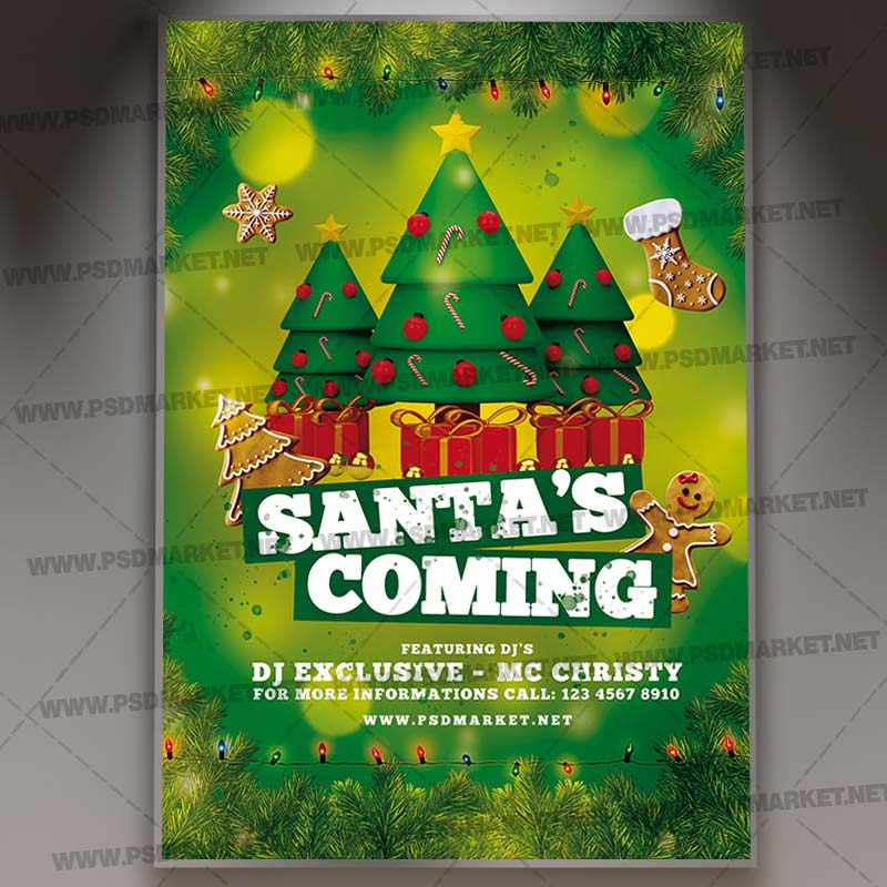 Download Santas Coming Template 1