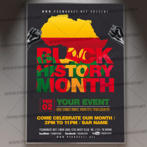 Download Black History PSD Template 1