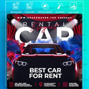 Download Car Rent Templates in PSD & Vector