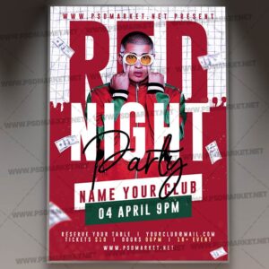 Download Red Night Party Template 1