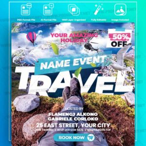 Download Travel Templates in PSD & Vector