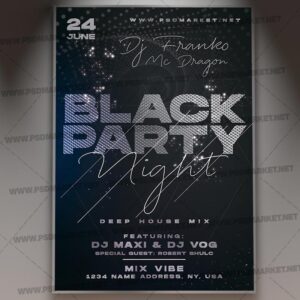 Download Black Event PSD Template 1