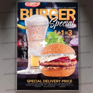 Download Burger Pub PSD Template 1